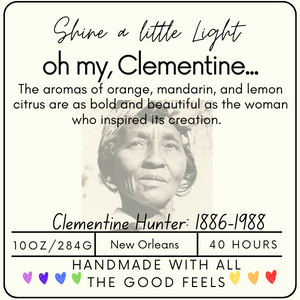 oh my, Clementine...
