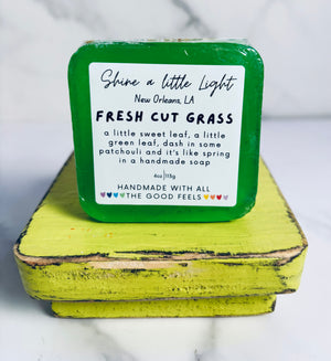 Fresh Cut Grass Handmade Soap