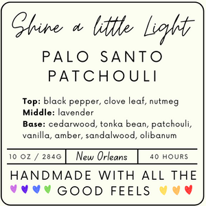 Palo Santo + Patchouli